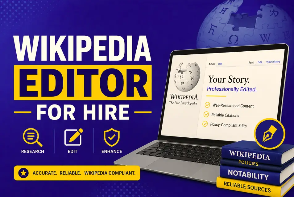 Wikipedia Editor for Hire