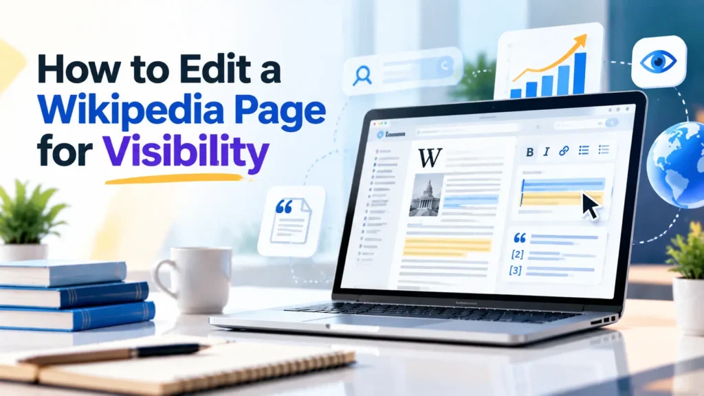 How to Edit a Wikipedia Page for Visibility